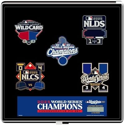 Amazon.com: 2025 Los Angeles World Series Champions 5-Piece Boxed